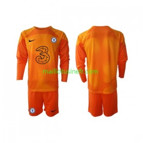 Maillot de Foot Chelsea Gardien Domicile 2022-23 Manches Longues - Enfant